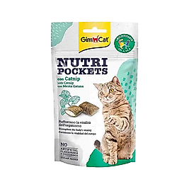 GimCat Nutri Pockets Kedi Otlu Kedi Ödülü (60 g)
