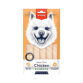 Wanpy Tavuk Etli Peynirli Kremalı Köpek Ödülü (5 x 14 g)