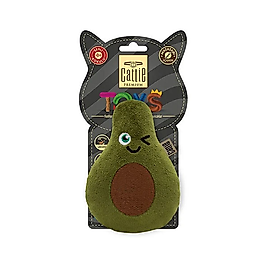 Cattie Matatabi İçerikli Kedi Oyuncağı Peluş Avokado (11 cm)