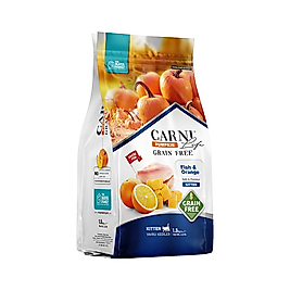 Carni Life Somonlu ve Portakallı Yavru Kedi Maması (1,5 kg)