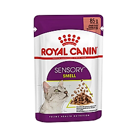 Royal Canin Sensory Smell Etli ve Balıklı Soslu Kedi Konserve Maması (85 g)