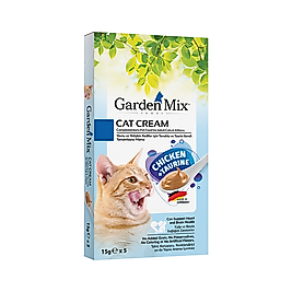Gardenmix Kedi Ödül Kreması Tavuk + Taurin (5 x15 g)