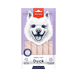 Wanpy Ördek Etli Krema Köpek Ödülü (5 x 14 g)