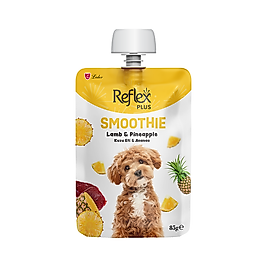 Reflex Plus Smoothie Kuzu Etli ve Ananaslı Yetişkin Köpek Sıvı Ödül Maması (85 g)