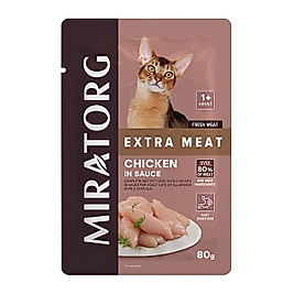 Miratorg Adult Gravy Tavuk Etli Kedi Yaş Maması 80 Gr