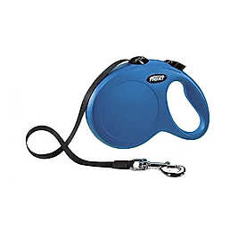 Flexi New Classic Large Mavi Şerit Otomatik Gezdirme Tasması (5 m)