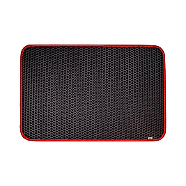 Cattie Kum Toplayıcı Fonsiyonel Kırmızı Kedi Paspası (50 x 75 cm)