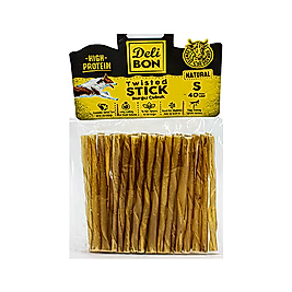 Deli Bon Burgu Çubuk İnce Köpek Ödül Kemiği (40'lı)