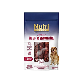 Nutri Canin Sığır Eti Sarılı Köpek Ödül Kemiği (80 g)