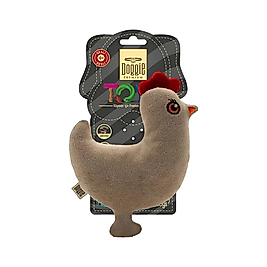 Doggie Peluş Tavuk Figürlü Köpek Oyuncağı (15 cm)