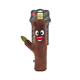 Doggie Peluş Odun Figürlü Köpek Oyuncağı (28 cm)