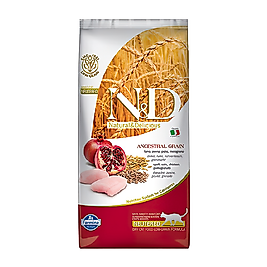 N&D Düşük Tahıllı Tavuk Etli ve Narlı Kısırlaştırılmış Kedi Maması (5 kg)