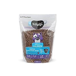 Kitty Life 1Kg Yetişkin Kedi Somonlu