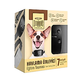 Doggie Havlama Önleyici Siyah Eğitim Tasması