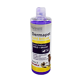 Puréle Dermapet Sarı Kahverengi Irk Kedi ve Köpek İçin Dermatolojik Etkili Kremli Şampuan (450 ml)
