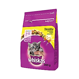 Whiskas Tavuk Etli Yavru Kedi Maması (300 g)