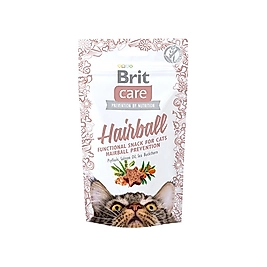 Brit Care Snack Hairball Ördek Etli Kedi Ödülü (50 g)