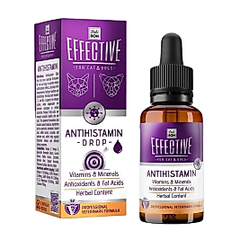 Effective Kedi Ve Köpek Takviye Ürünleri Antihistaminik Etki 50 Ml