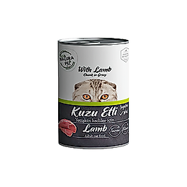 Eco Natura Pet Kuzu Etli Yetişkin Kedi Konserve Maması (400 g)