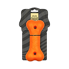 Doggie Eva Turuncu Kemik Köpek Oyuncağı (20 cm)