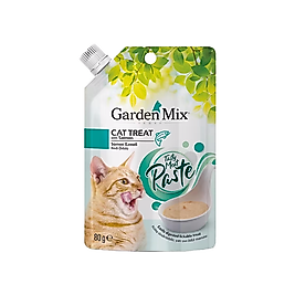 Garden Mix Somon Etli Ezmeli Kedi Ödülü (80 g)