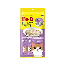 Me-O Creamy Deniz Taraklı ve Ton Balıklı Kedi Ödülü (4 x 15 g)