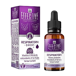Effective Kedi Ve Köpek Takviye Ürünleri Solunum Sistem Sağlığı 50 Ml