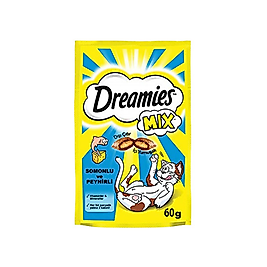 Dreamies Mix Somonlu ve Peynirli Kedi Maması (60 g)