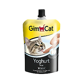 GimCat Kalsiyum İlaveli Kedi Ödül Yoğurdu (150 g)