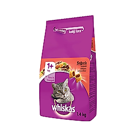 Whiskas Sığır Etli Yetişkin Kedi Maması (1,4 kg)