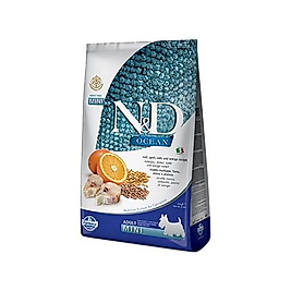 N&D Ocean M.Balığı & Kılçıksız Buğday & Yulaf & Portakal Mini Köpek Maması (7 kg)