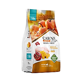 Carni Life Tavuk Etli ve Narlı Yavru Kedi Maması (1,5 kg)