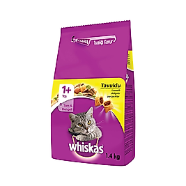 Whiskas Tavuk Etli ve Sebzeli Kedi Maması (1,4 kg)