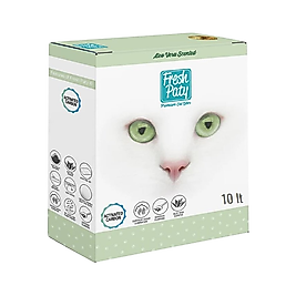 Fresh Paty Aktif Karbonlu Aloe Vera Kokulu Kedi Kumu (10 L)