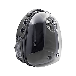 Cattie Şeffaf Gri Taşıma Sırt Çantası Grey (25 x 30 x 40 cm)