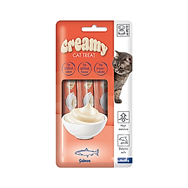 M-Pets Somonlu Sıvı Kedi Ödül Maması (4 x 15 g)
