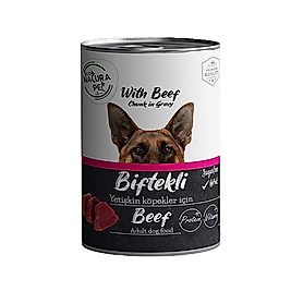 Eco Natura Pet Biftek Etli Yetişkin Köpek Konserve Maması (400 g)