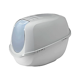 Moderna Smart Kapalı Titanium Kedi Tuvaleti (65 x 49 x 46 cm)