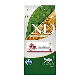 N&D Tahılsız Tavuk Etli ve Narlı Yavru Kedi Maması (10 kg)