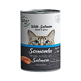 Eco Natura Pet Somonlu Yetişkin Kedi Konserve Maması (400 g)