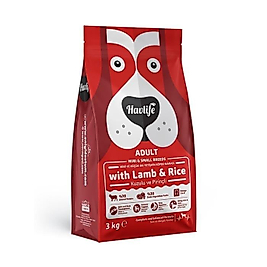 Havlife Kuzu Etli ve Pirinçli Küçük Irk Yetişkin Köpek Maması (3 kg)
