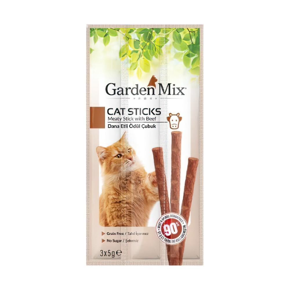 Garden Mix Dana Etli Kedi Ödül Çubuğu (3 x 5 g)