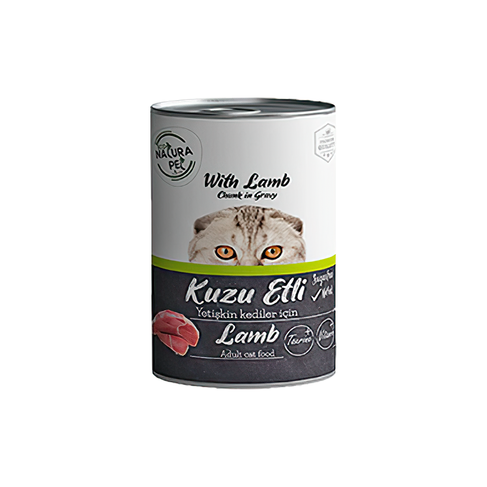 Eco Natura Pet Kuzu Etli Yetişkin Kedi Konserve Maması (400 g)