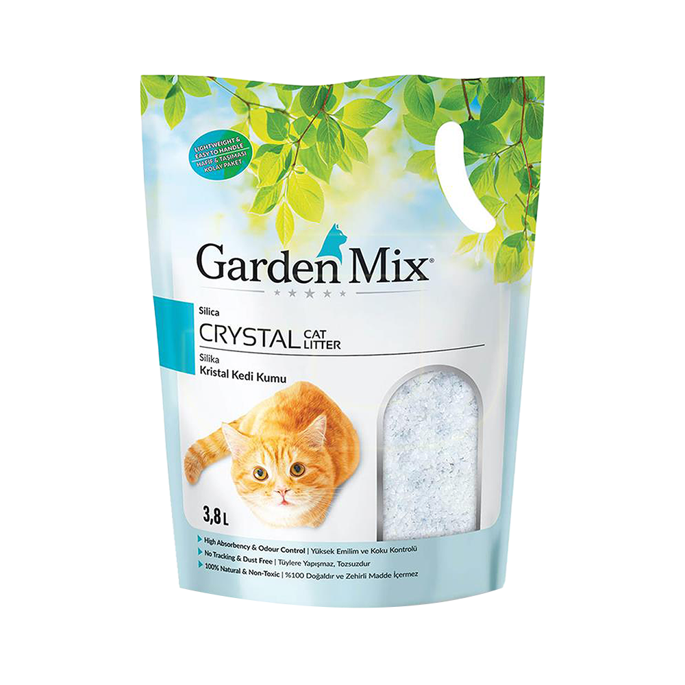 Garden Mix Silika Kristal Kedi Kumu (3,8 L)
