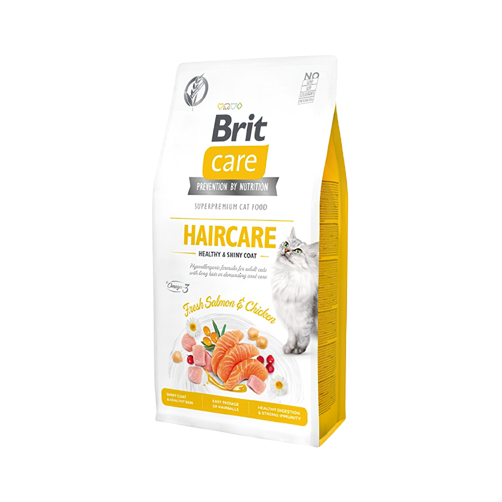 Brit Care Haircare Deri ve Tüy Sağlığı İçin Tahılsız Yetişkin Kedi Maması (7 kg)