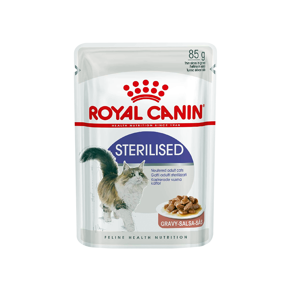 Royal Canin Gravy Kısırlaştırılmış Yetişkin Kedi Pouch Yaş Mama (85 g)