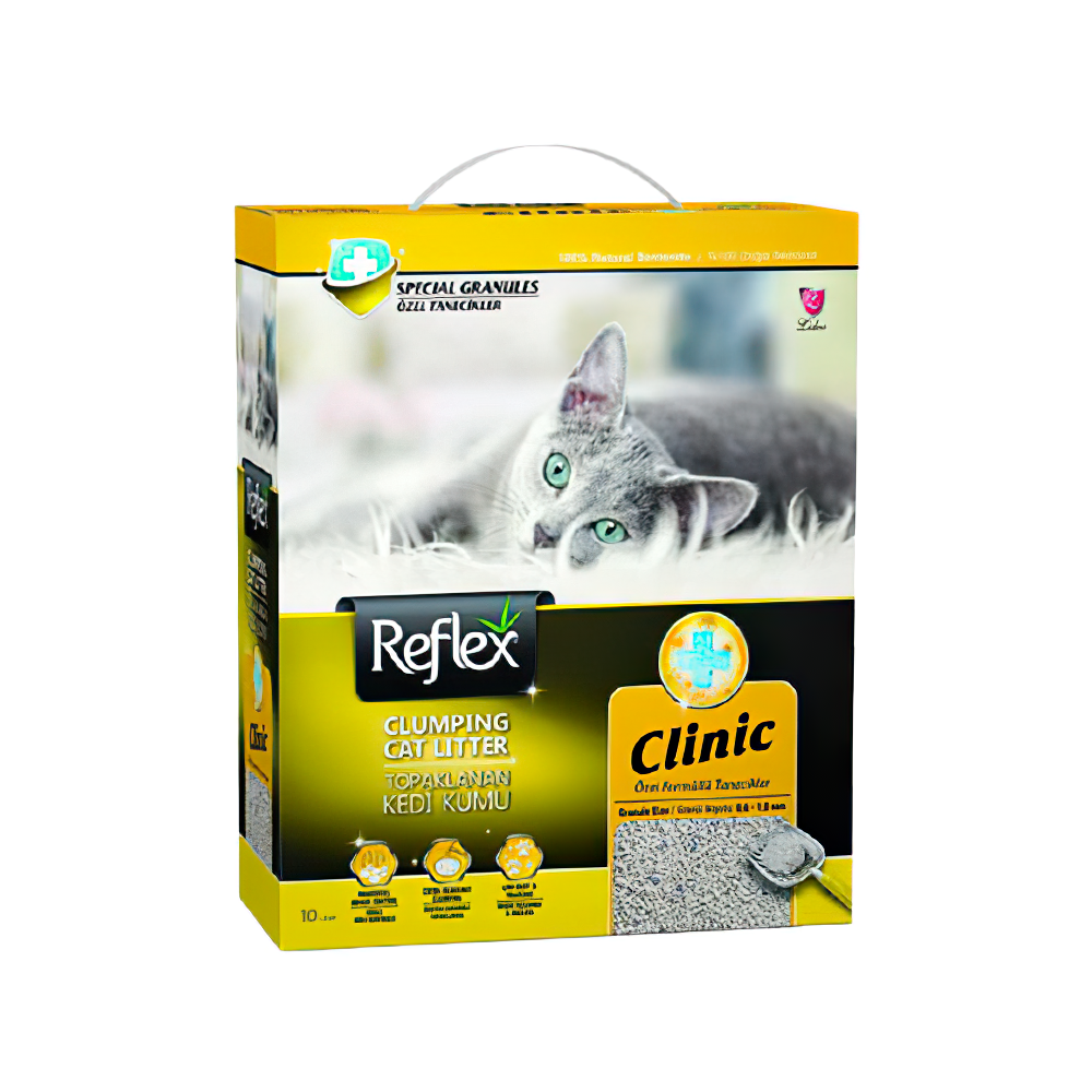 Reflex Klinik Özel Formüllü Topaklanan Kedi Kumu (10 L)