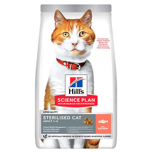 Hill's Science Plan Somon Balıklı Kısırlaştırılmış Kedi Maması (10 kg)