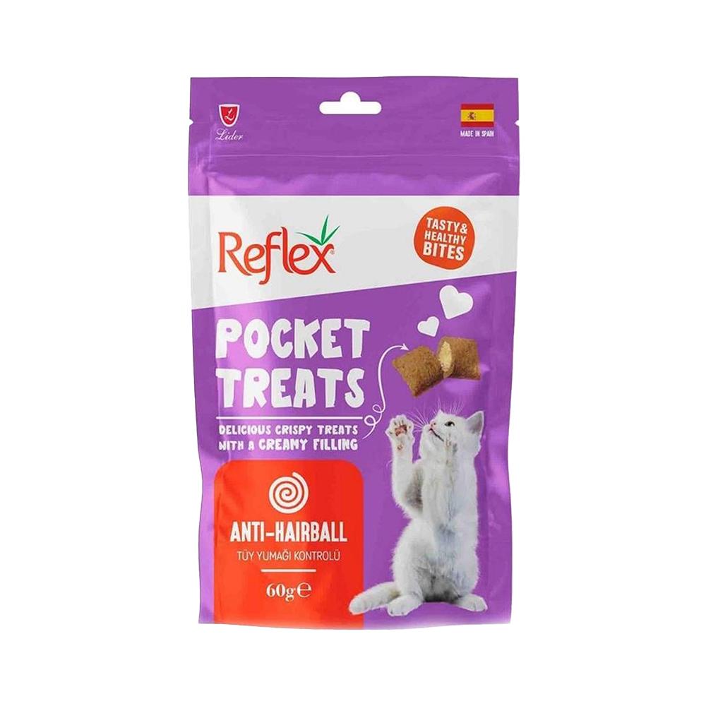 Reflex Pocket Treats Anti Hairball Kedi Ödülü (60 g)
