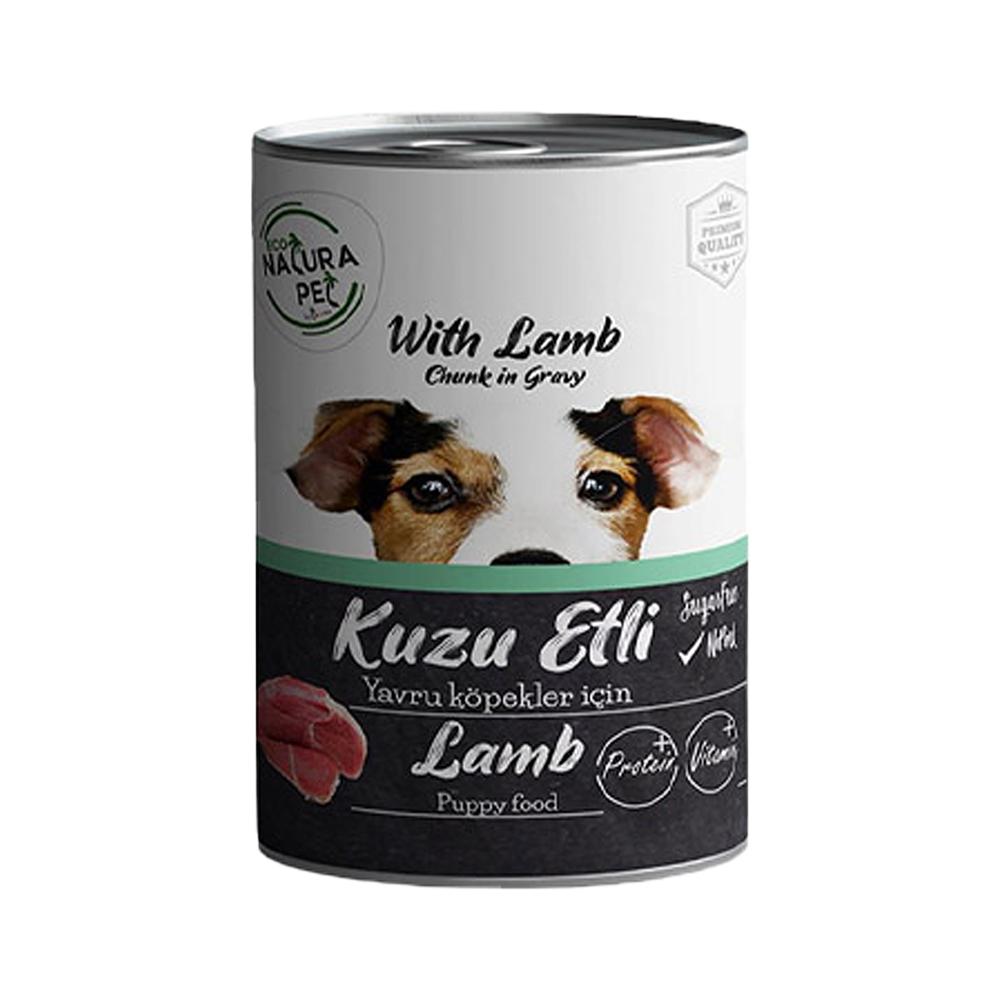 Eco Natura Pet Kuzu Etli Yavru Köpek Konserve Maması (400 g)